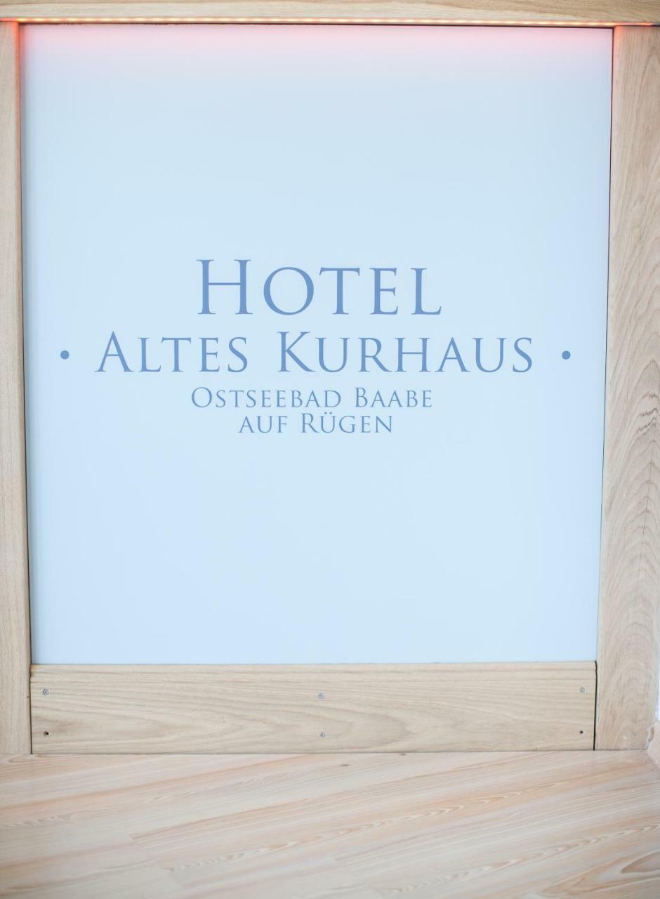 Hotel Altes Kurhaus Baabe Kültér fotó